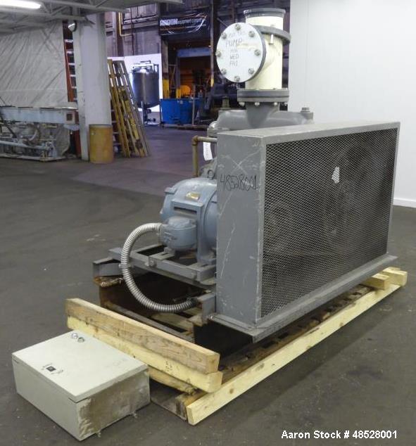 Used Nash CL Series Liquid Ring Vacuum Pump, Model CL-1002, Carbon Steel.