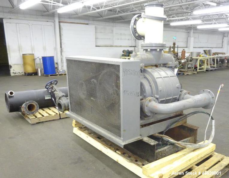 Used- Nash CL Series Liquid Ring Vacuum Pump, Model CL-1002, Carbon Steel.