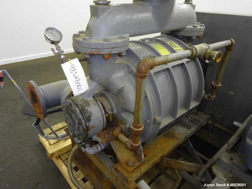 Used- Nash CL Series Liquid Ring Vacuum Pump, Model CL-1002, Carbon Steel.