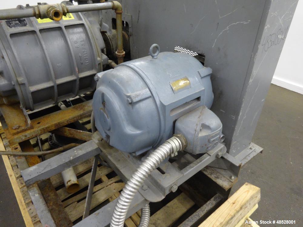 Used- Nash CL Series Liquid Ring Vacuum Pump, Model CL-1002, Carbon Steel.