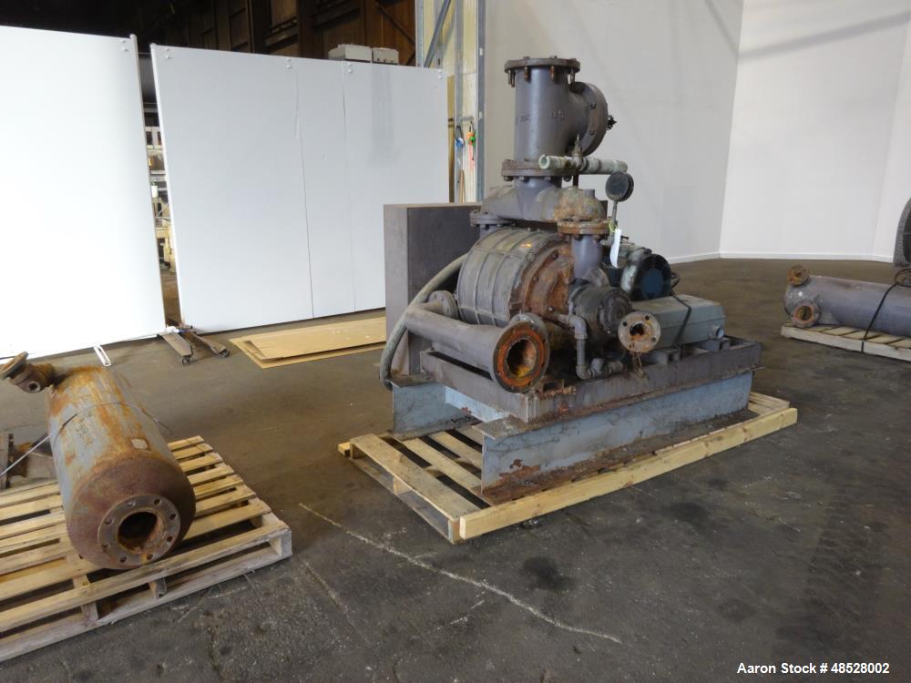 Used Nash CL Series Liquid Ring Vacuum Pump, Model CL-1002, Carbon Steel.