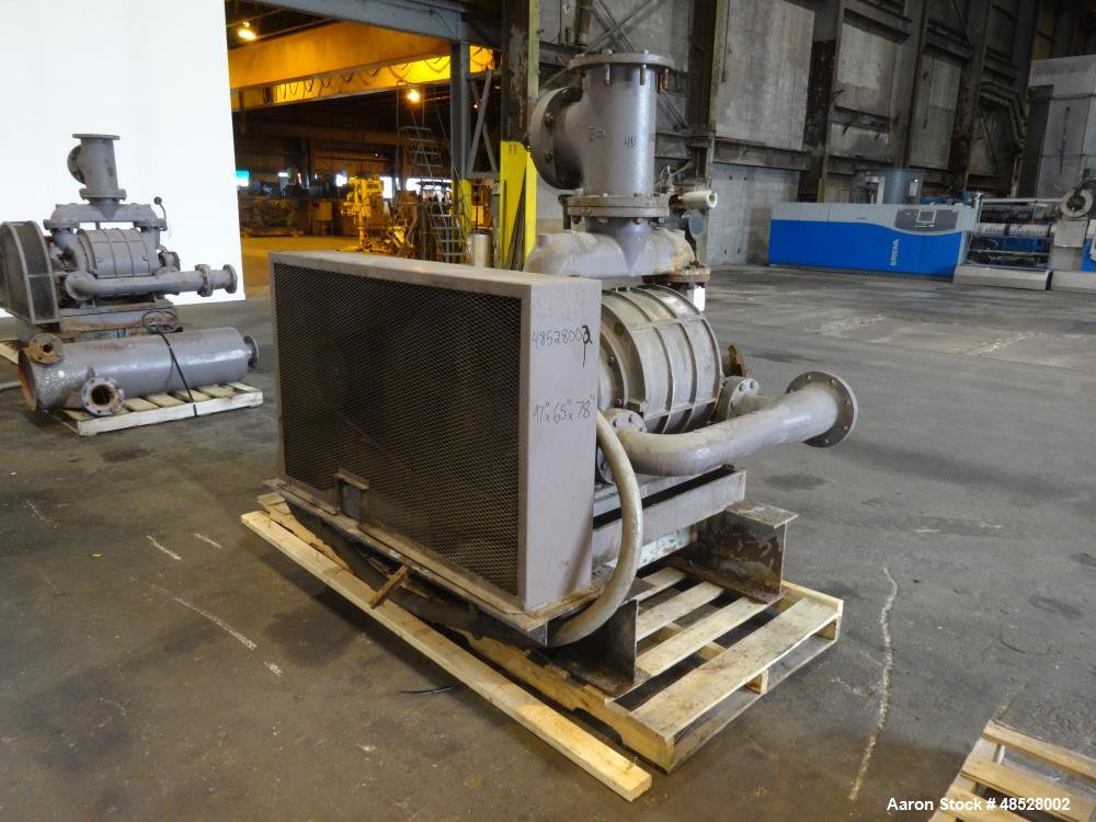 Used Nash CL Series Liquid Ring Vacuum Pump, Model CL-1002, Carbon Steel.