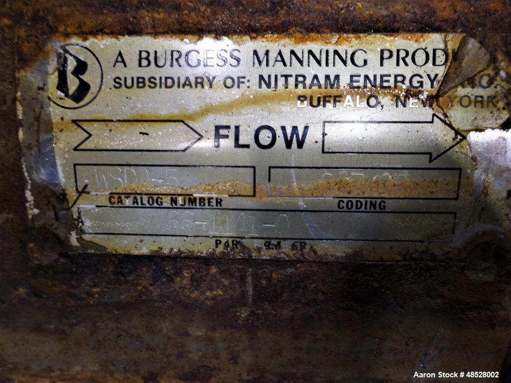 Used Nash CL Series Liquid Ring Vacuum Pump, Model CL-1002, Carbon Steel.
