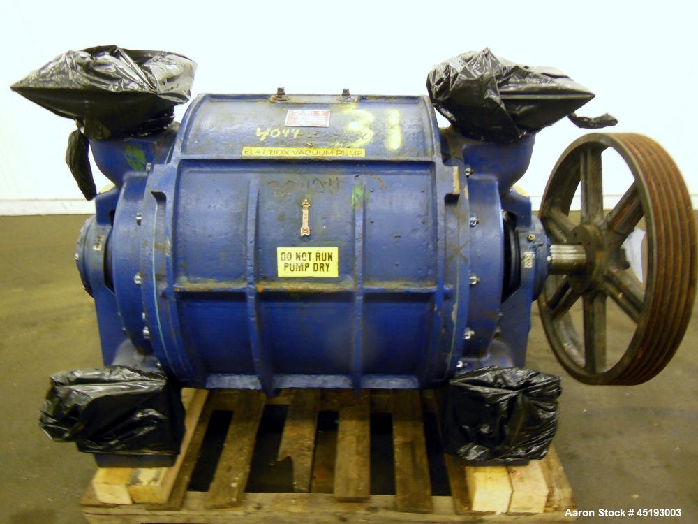 Used Carbon Steel Nash Elmo Liquid Ring Vacuum Pump, Model CL-2001
