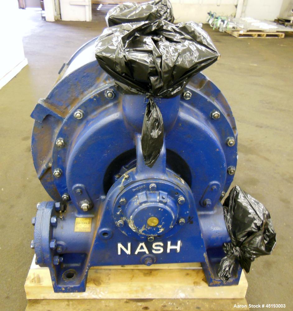 Used Carbon Steel Nash Elmo Liquid Ring Vacuum Pump, Model CL-2001