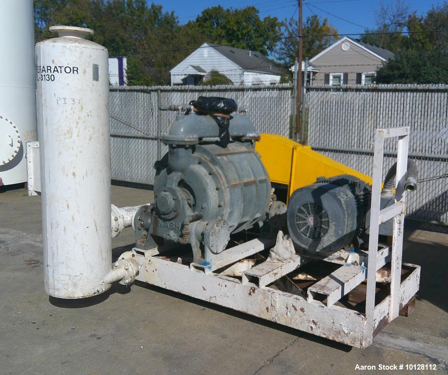 Used Nash CL2002 Liquid Ring Vacuum Pump System | 100 HP Industrial Vacuum Package
