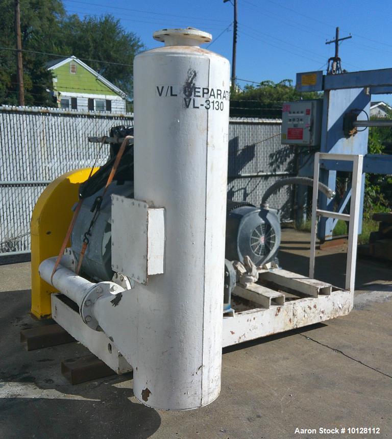 Used Nash CL2002 Liquid Ring Vacuum Pump System | 100 HP Industrial Vacuum Package