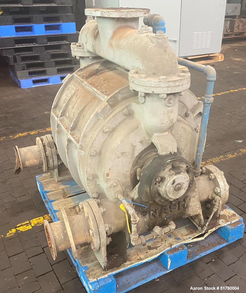 Used Nash CL-2002 Liquid Ring Vacuum Pump – 2120 CFM, Carbon Steel
