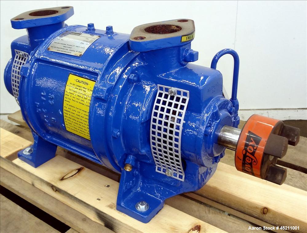 Used Carbon Steel Nash Elmo CL Liquid Ring Vacuum Pump, Model CL-202/4