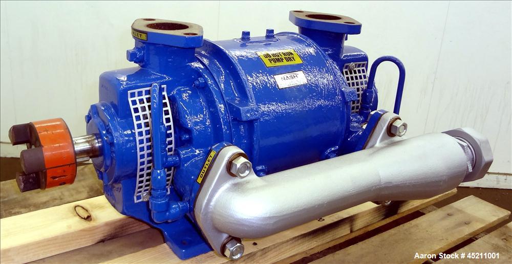 Used Carbon Steel Nash Elmo CL Liquid Ring Vacuum Pump, Model CL-202/4