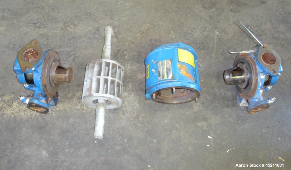 Used Carbon Steel Nash Elmo CL Liquid Ring Vacuum Pump, Model CL-202/4
