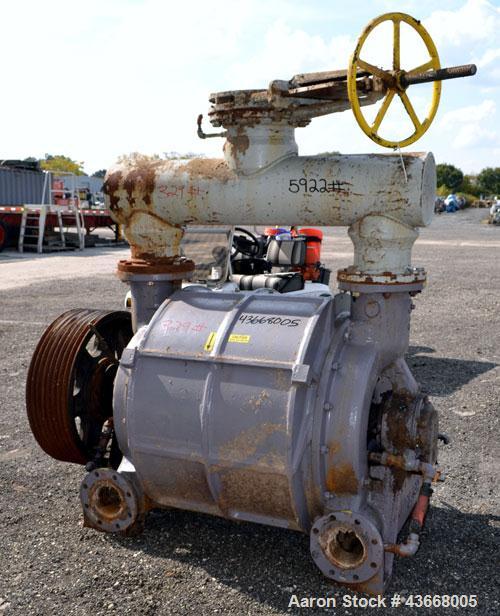 Used Carbon Steel Nash Liquid Ring Vacuum Pump, Model CL3002