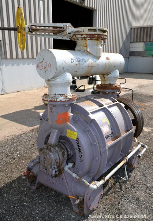 Used Carbon Steel Nash Liquid Ring Vacuum Pump, Model CL3002