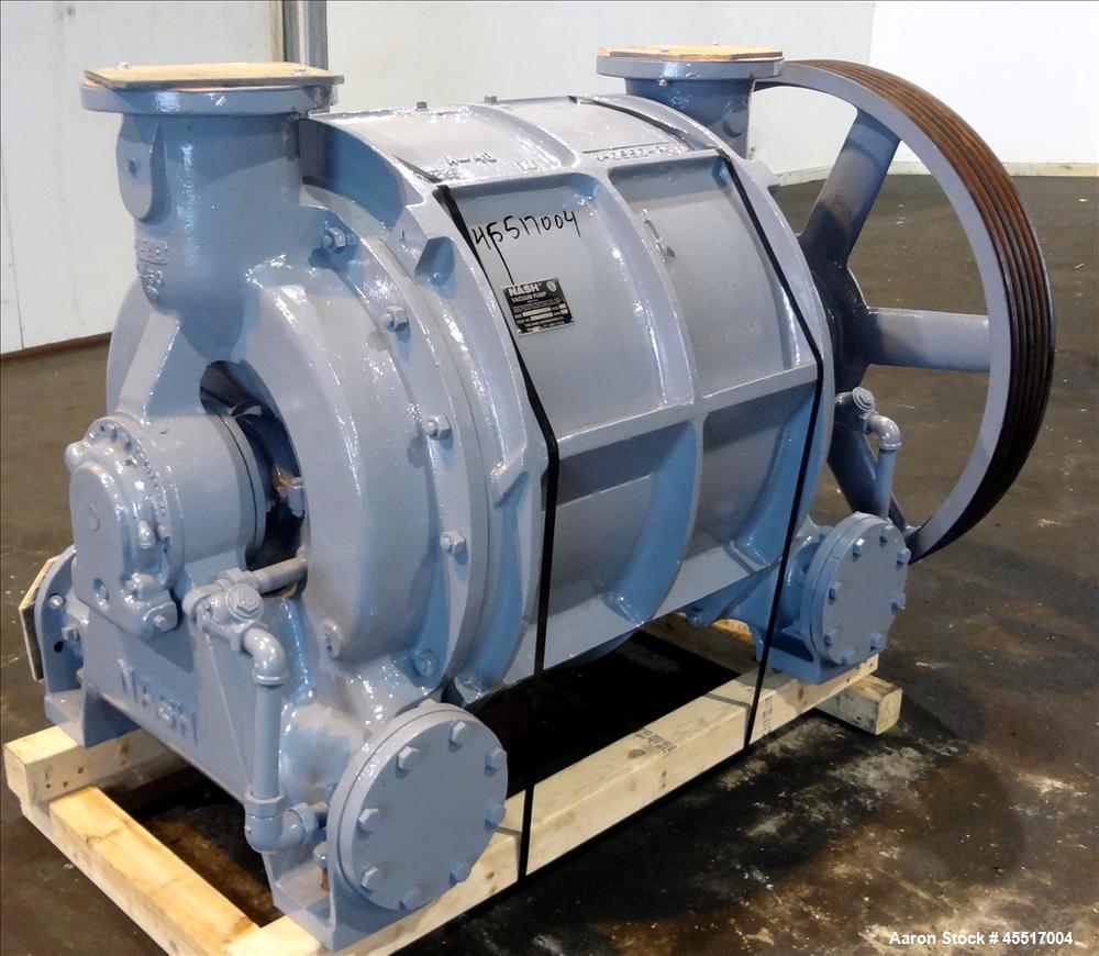 Used Cast Iron Nash Liquid Ring Vacuum Pump, Model CL-3002,
