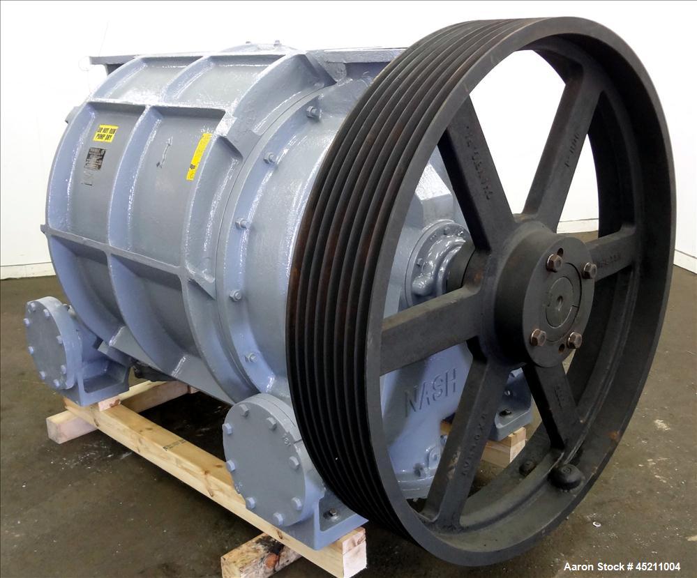 Used Carbon Steel Nash Liquid Ring Vacuum Pump, Model CL-4002