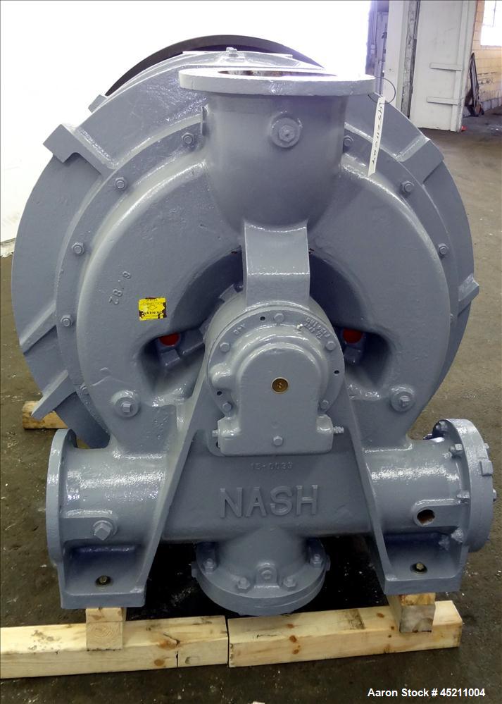 Used Carbon Steel Nash Liquid Ring Vacuum Pump, Model CL-4002