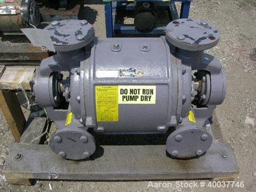 Used Nash Liquid Ring Vacuum Pump Body, Type CL403, carbon steel construction, 400 cfm, 1170 rpm, test #82U-3383.