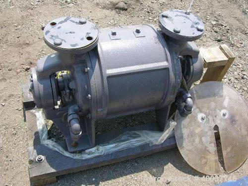 Used Nash Liquid Ring Vacuum Pump Body, Type CL403, carbon steel construction, 400 cfm, 1170 rpm, test #82U-3383.
