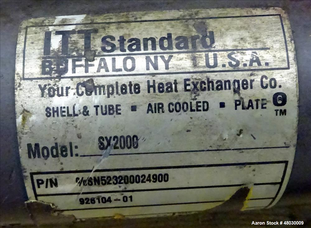 Used Nash Two Stage Liquid Ring Vacuum Pump Model ET32030, Carbon Steel.