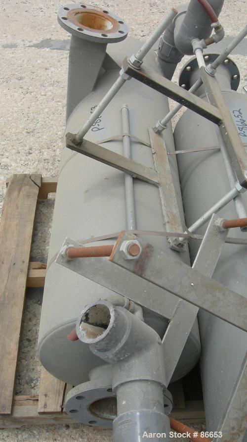 Used Nash Liquid Ring Vacuum Pump, Model SC7, Cast Iron Construction. Approximate capacity 700 CFM at 880 RPM. Driven by a 75 HP, 3/60/230/460 Volt, 1765 RPM motor. 6" inlet/outlet. Includes muffler....