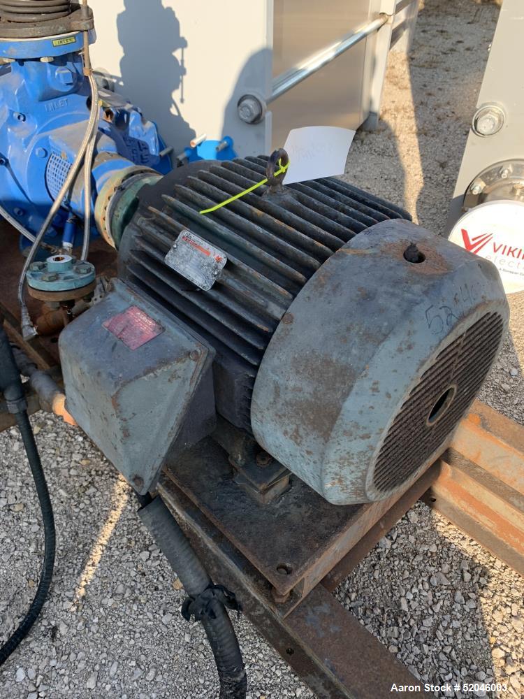 Used- Nash Two Stage Liquid Ring Vacuum Pump, Model TC5/5. 316 Stainless Steel Material Construction. Approximately 300 to 4...