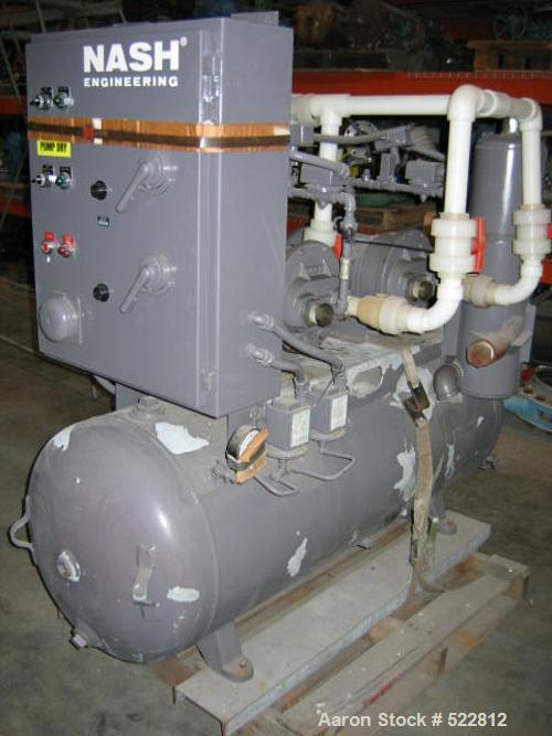 Unused-UNUSED: Nash duplex vacuum pump package. Pump sizes MHF80. Test#92U1560, 1750 rpm. Pump 2 test #92U1558. 5 hp high efficiency Toshibamotors, 230/460 volt, TEFC, 1730 rpm. Unit is complete with...