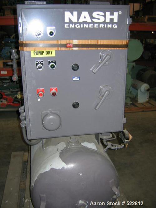 Unused-UNUSED: Nash duplex vacuum pump package. Pump sizes MHF80. Test#92U1560, 1750 rpm. Pump 2 test #92U1558. 5 hp high efficiency Toshibamotors, 230/460 volt, TEFC, 1730 rpm. Unit is complete with...