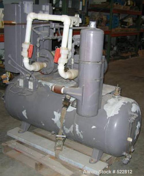 Unused-UNUSED: Nash duplex vacuum pump package. Pump sizes MHF80. Test#92U1560, 1750 rpm. Pump 2 test #92U1558. 5 hp high efficiency Toshibamotors, 230/460 volt, TEFC, 1730 rpm. Unit is complete with...