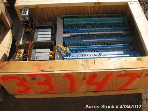 Used Apovac Vacuum System consisting of: (1) Vacuum pump, driven by a 30 hp motor. (1) Industrial Piping heat exchanger, (1) Industrial Piping pressure tank, and a control panel. Mounted on a carbon ...