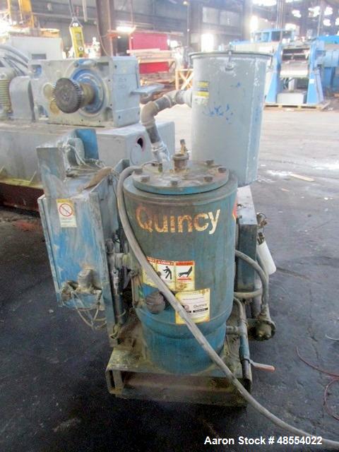 Used- Quincy Vacuum Pump, Model QSVB10WN3C.