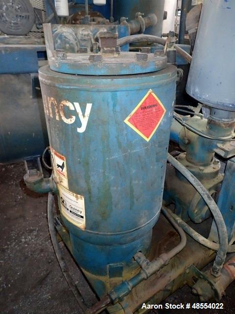 Used- Quincy Vacuum Pump, Model QSVB10WN3C.