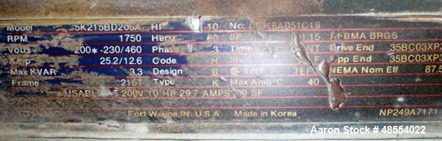 Used Quincy Vacuum Pump, Model QSVB10WN3C.