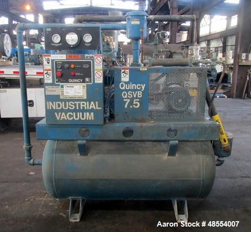 Used Quincy Vacuum Pump, Model QSVB7.5WNN3C