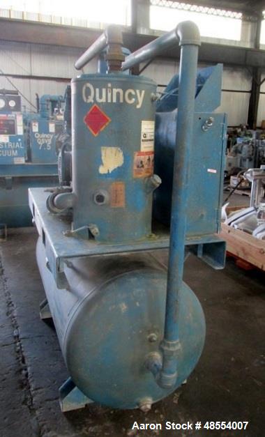 Used- Quincy Vacuum Pump, Model QSVB7.5WNN3C