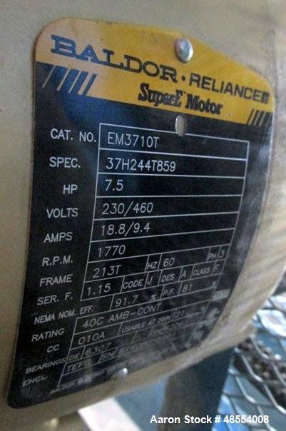 Used Quincy Vacuum Pump, Model QSVB7.5WNN3C.