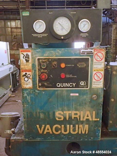 Used- Quincy Vacuum Pump, Model QSVB7.5WNN3C.