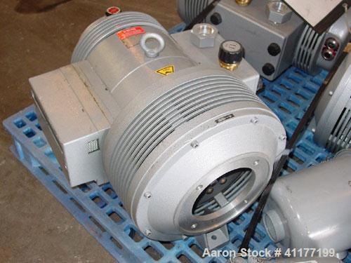Used Rietschle Rotary Vane Vacuum Pump, type CLFG 101V, carbon steel. Approximately 67 cfm. Includes a filter, requires a motor.