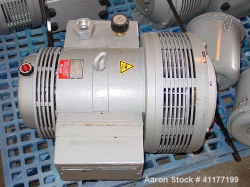 Used Rietschle Rotary Vane Vacuum Pump, type CLFG 101V, carbon steel. Approximately 67 cfm. Includes a filter, requires a motor.