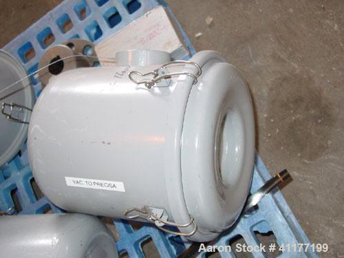 Used Rietschle Rotary Vane Vacuum Pump, type CLFG 101V, carbon steel. Approximately 67 cfm. Includes a filter, requires a motor.