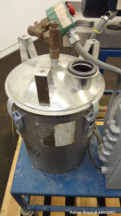 Used Carbon Steel Rietschle Oil Flooded Rotary Vane Vacuum Pump, Type VCE 15 (02) 102145-0200