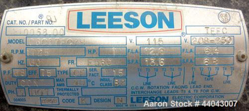 Used Carbon Steel Rietschle Oil Flooded Rotary Vane Vacuum Pump, Type VCE 15 (02) 102145-0200