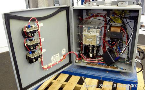 Used Carbon Steel Rietschle Oil Flooded Rotary Vane Vacuum Pump, Type VCE 15 (02) 102145-0200