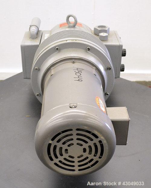 Unused- Rietschle Rotary Vane Vacuum Pump, Type VFT-80, Carbon Steel. Approximately 56 cfm. Driven by a 5 hp, 3/60/208-230/460 volt, 1725 rpm motor.