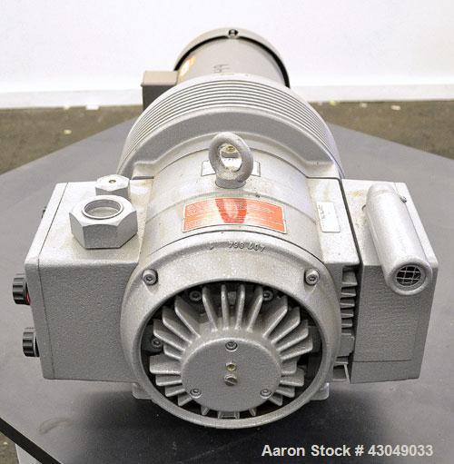 Unused- Rietschle Rotary Vane Vacuum Pump, Type VFT-80, Carbon Steel. Approximately 56 cfm. Driven by a 5 hp, 3/60/208-230/460 volt, 1725 rpm motor.