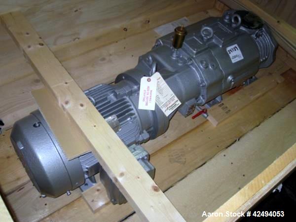 Used Rietschle liquid ring vacuum pump, model VSB-320-62, carbon steel construction, 188 CFM at 0.02 torr, with 10 hp, 460V motor, XP, direct driven, part # 57150010, job # SO126242, serial # 320-197...