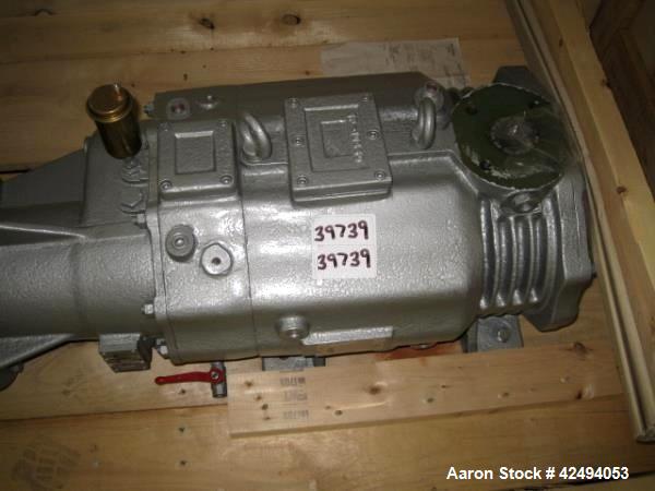 Used Rietschle liquid ring vacuum pump, model VSB-320-62, carbon steel construction, 188 CFM at 0.02 torr, with 10 hp, 460V motor, XP, direct driven, part # 57150010, job # SO126242, serial # 320-197...