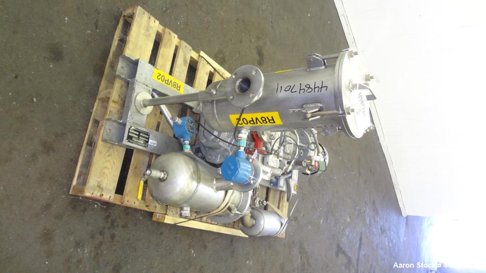 Used Rietschle Twister Series Dry Screw Vacuum Pump, Type VSB320, Carbon Steel.  Rated 188 cfm, end vacuum 0.02 Torr.  Driven by a 10 hp, 3/60/208-230/460 volt, 3430 rpm motor.  Includes a knock out ...