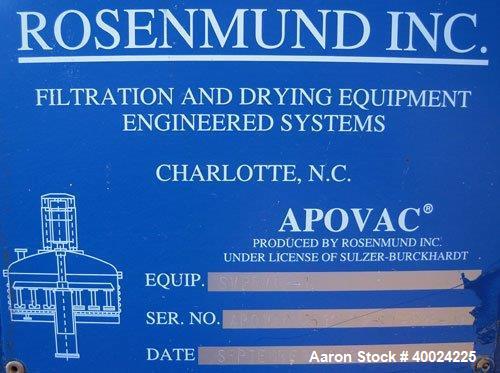 Used- Rosenmund Apovac Vacuum System