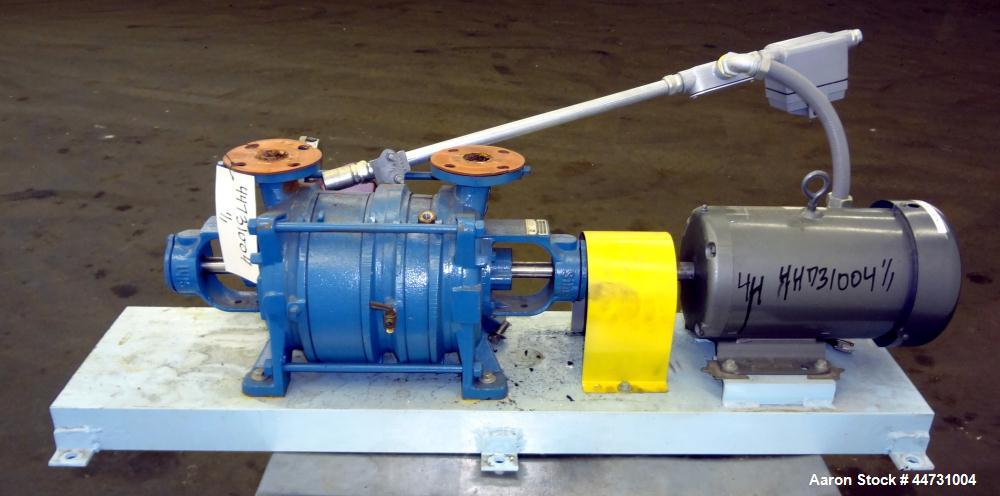 Used Carbon Steel Sihi Liquid Ring Vacuum Pump, Model LPHY 3708 BN115012