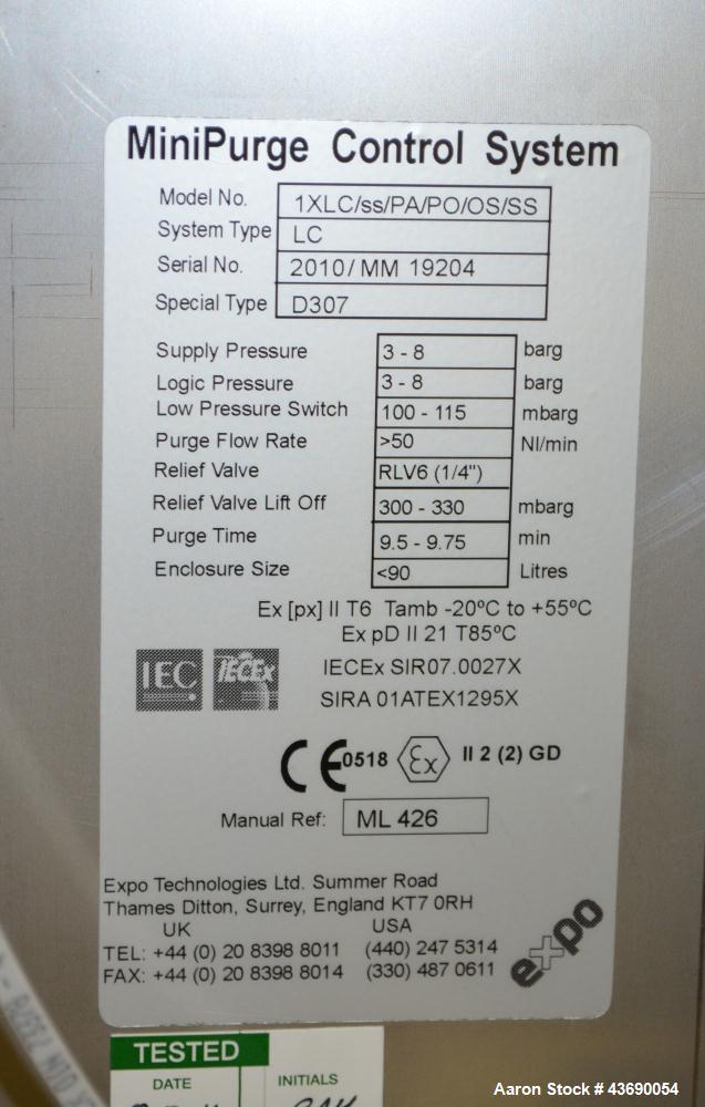 Unused- SIHI Sterling M-Version Dry Running Vacuum Pump, Model M160. Suction capacity 95 ACFM (160 M3/H). 2” Inlet, 1-1/2” outlet. Includes a MiniPurge contol system. Base mounted. Built 2011.